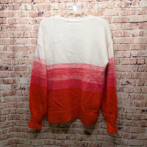89th & Madison Red Spacedye Sweater Size Small NWT - Picture 8 of 10